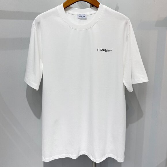 Off-White Windy Arrow Skate White T-Shirt - Picture 2 of 6